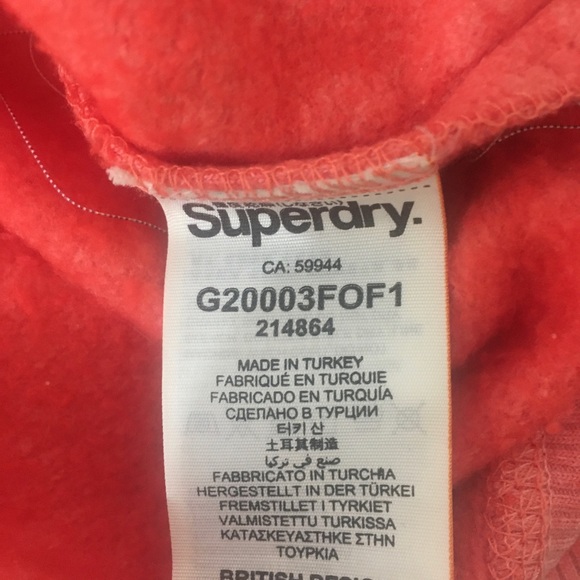 Vintage Superdry Tri League Slouch Hoodie - Picture 8 of 12